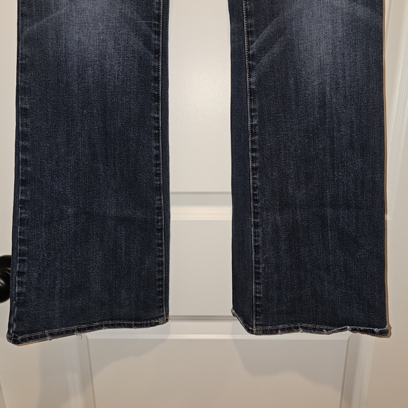 American Eagle Outfitters Dark Blue Flare Jeans - Picture 2 of 7